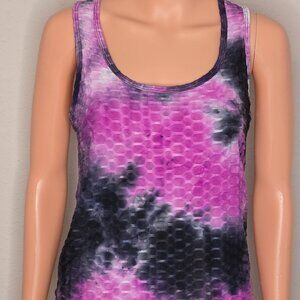 Unknown Manufacturer Women's T Back Tie Dyed Tank Top, Size L/XL